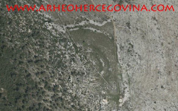 Orto foto lokaliteta Velika Gradina