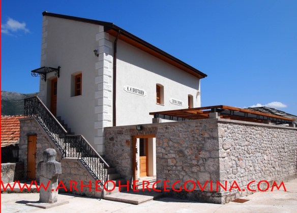 Restaurirana stanica goluba pismonoša u dvorištu Muzeja Hercegovine u Trebinju