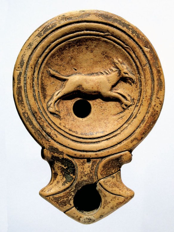 Lucerna s prikazom magarca iz Aserije