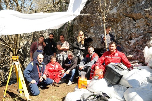 Istraživački tim pećina Vilinka, Rakitno (foto: Lj. Oreč)