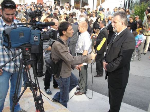 Radoslav Dodig intervju prigodom svečanog otvaranja AM Narona u Vidu 2007. foto: V. Marušić